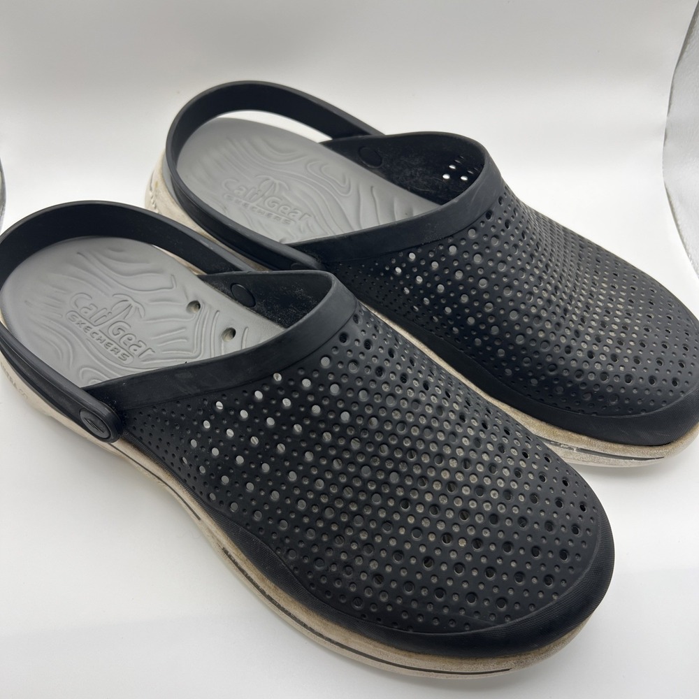 Skechers Men's  Cali Gear Ultra Go Slip On Clog Sandal Black Size 12